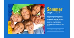 Sommer Camp Vorlage