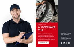 Fantastischer Website-Builder Für Autowerkstatt