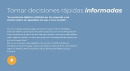 Tomar Decisiones Rápidas E Informadas - Creador Del Sitio Web