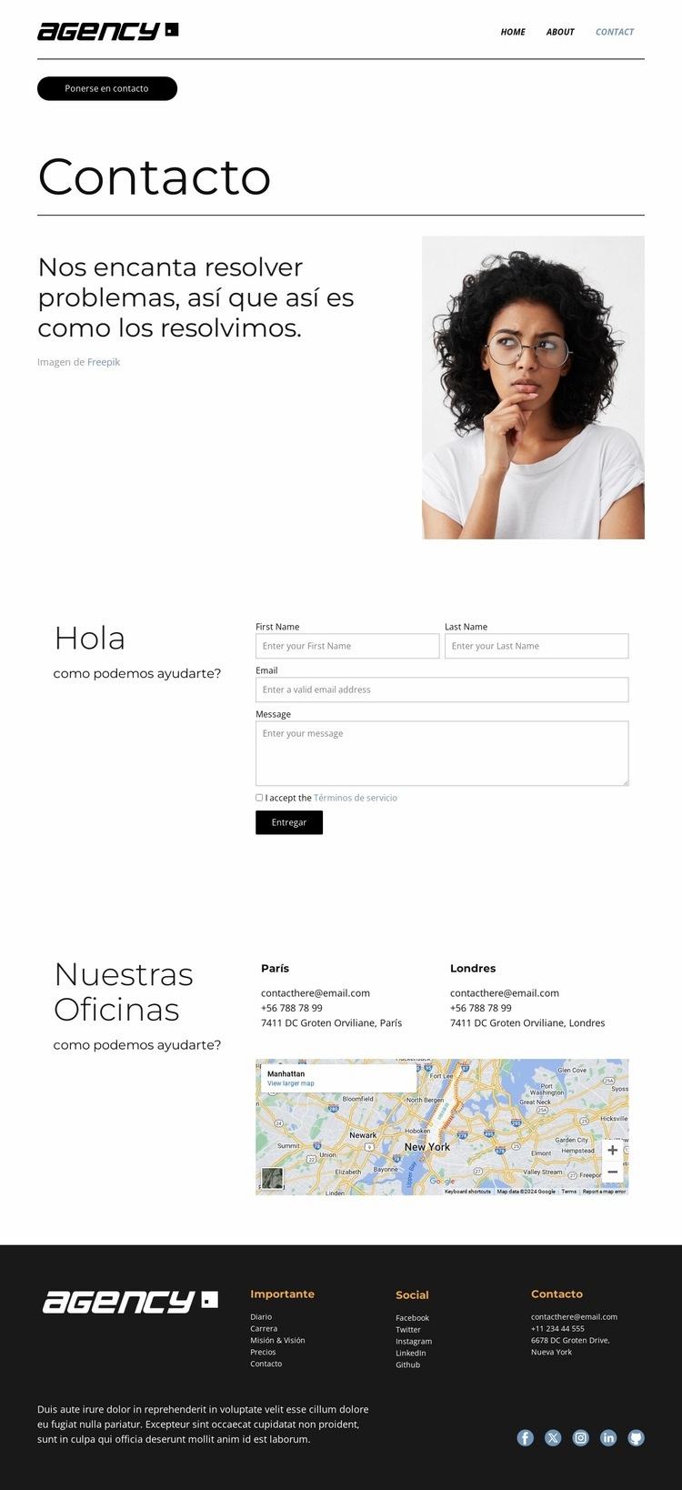 Rejuvenece tu negocio con nosotros Diseño de páginas web