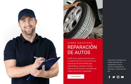 Garaje Automotriz Sitio Web De Reparación De Automóviles