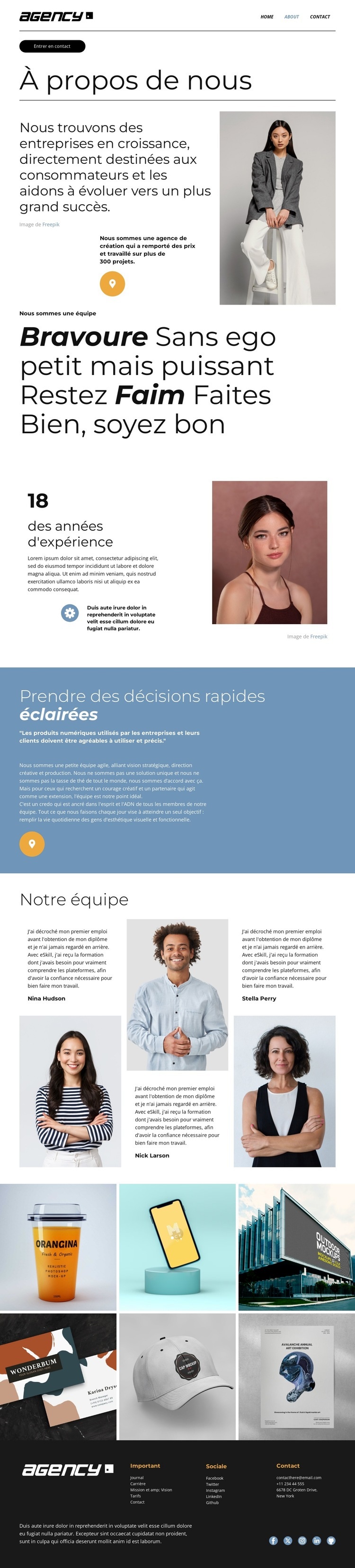 Prendre des décisions rapides et éclairées Créateur de site Web HTML