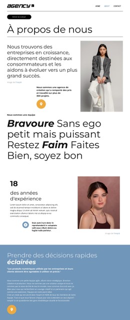 Prendre Des Décisions Rapides Et Éclairées Modèle De Site Web HTML CSS