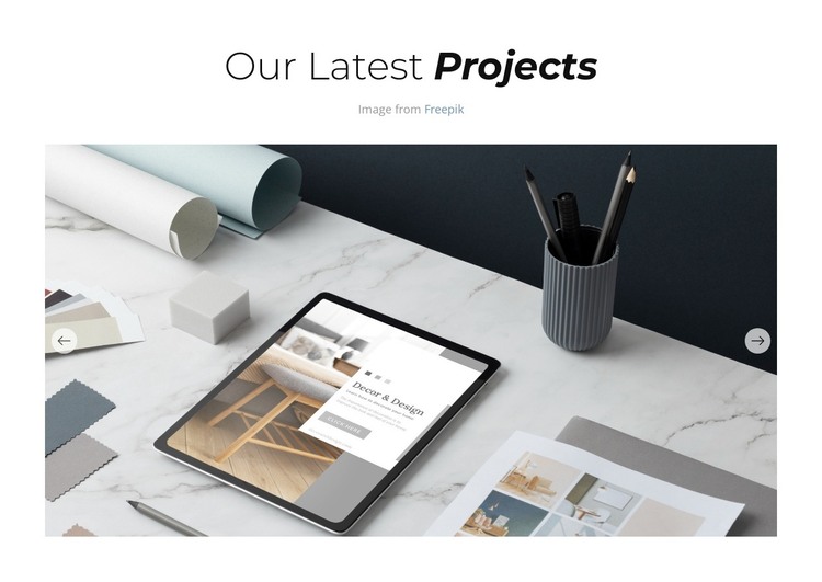 Digital products used by businesses HTML Template
