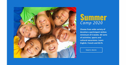 Summer Camp - Website Creator HTML