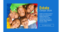 Campo Estivo - Modello Di Sito Web HTML