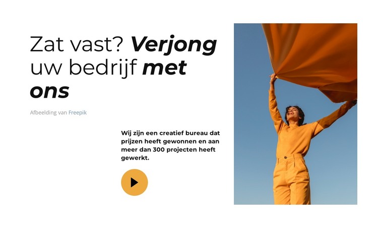 Wij zijn niet one-size-fits HTML-sjabloon