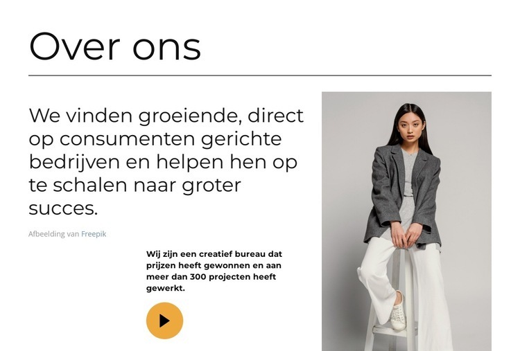 Groei vinden wij Html Website Builder