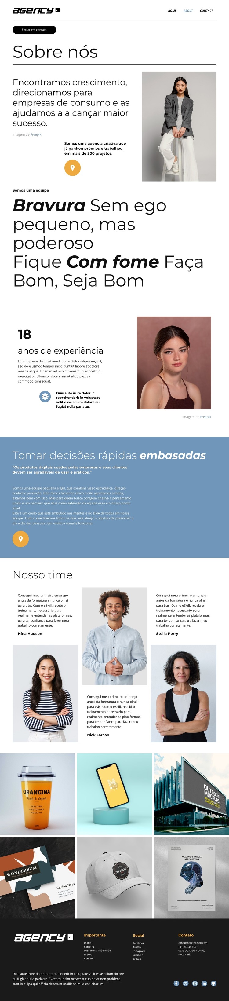 Tomar decisões rápidas e informadas Template CSS