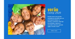 Campo De Verão - Download Gratuito De Modelo De Uma Página