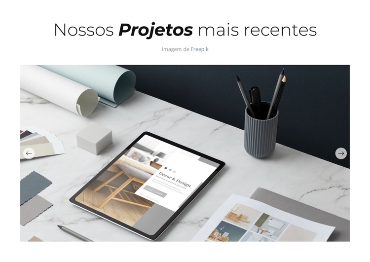 Produtos digitais usados por empresas Tema WordPress