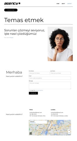 İşletmenizi Bizimle Canlandırın Html5 Duyarlı Şablon