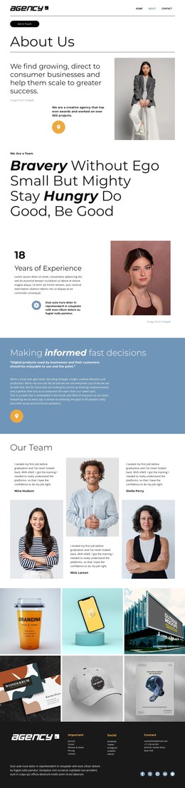 Making informed fast decision - WordPress Theme by Nicepage