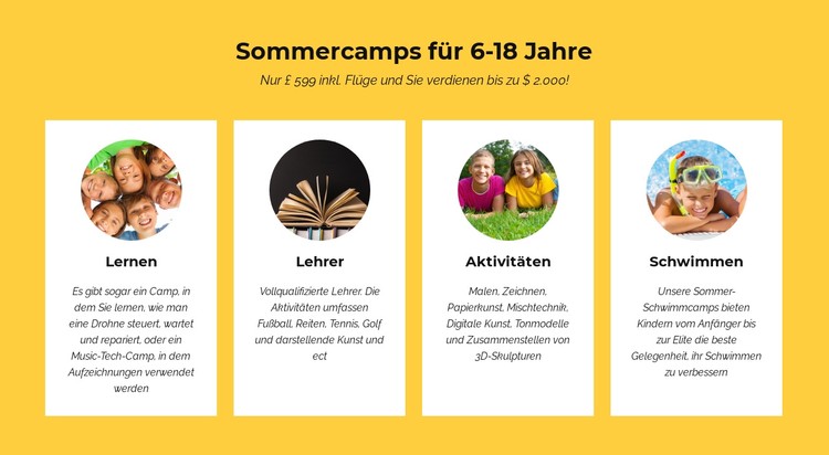 Unterschiede lernen und denken CSS-Vorlage