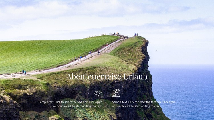 Am Ende der Welt Website design