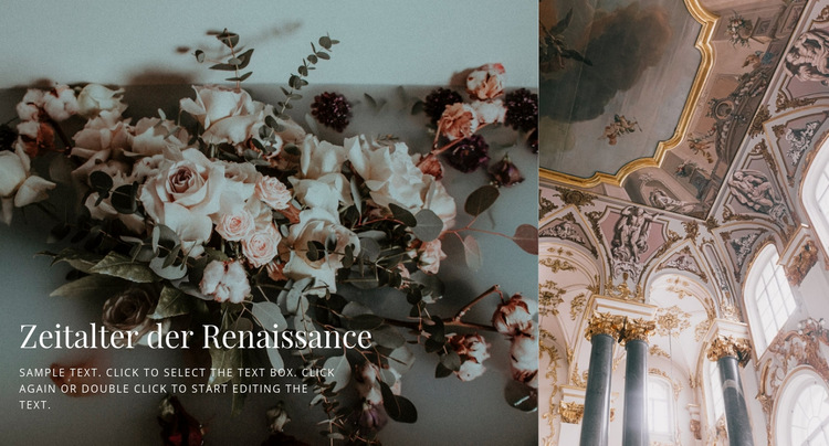 Renaissance Website-Vorlage