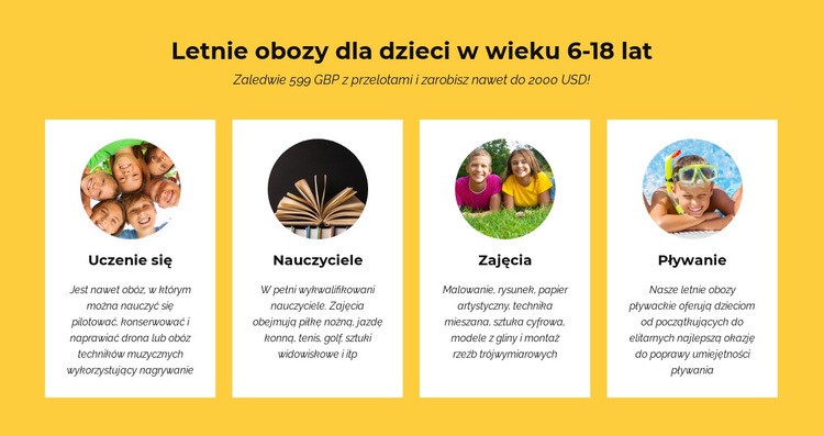 Różnice w uczeniu się i myśleniu Szablony do tworzenia witryn internetowych