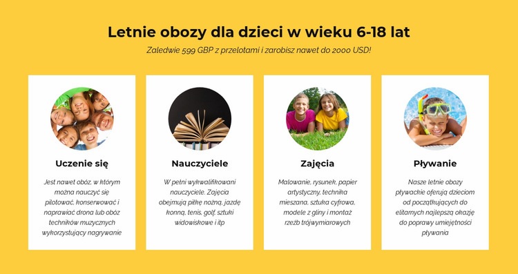 Różnice w uczeniu się i myśleniu Kreator witryn internetowych HTML