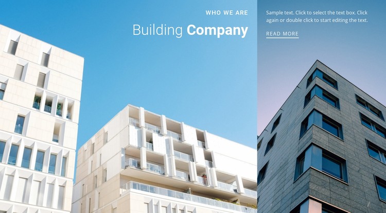 Building hotels CSS Template