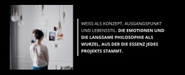 Meinung Zum Innenraum Website-Design