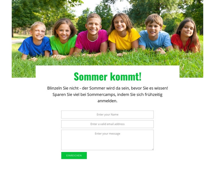 Dynamische Lernerfahrung Landing Page