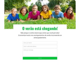 Modelo De Site Para Experiência De Aprendizagem Dinâmica