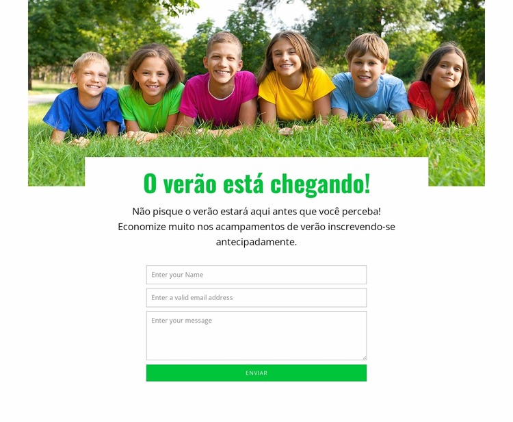 Experiência de aprendizagem dinâmica Template Joomla