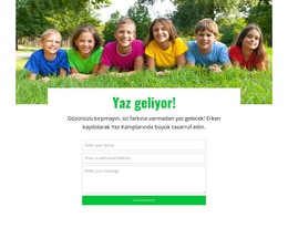 Dinamik Öğrenme Deneyimi Için Site Şablonu