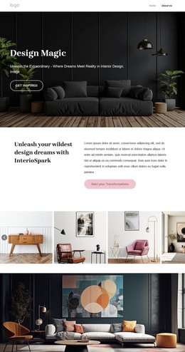 Unique Interior Design Concepts WordPress Theme