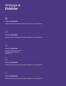 Kreativstes Design Für Geschäftsstrategie Und Einblicke