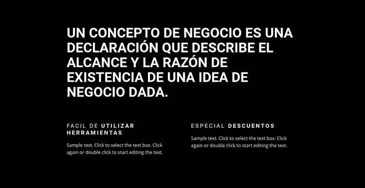 Encabezado y dos columnas Diseño de páginas web