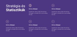 Üzleti Stratégia És Betekintés - Ingyenes Webhelysablon