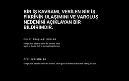 Başlık Ve Iki Sütun - HTML Şablonunun Indirildiği Site