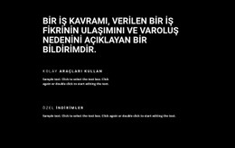 Başlık Ve Iki Sütun #Website-Design-Tr-Seo-One-Item-Suffix