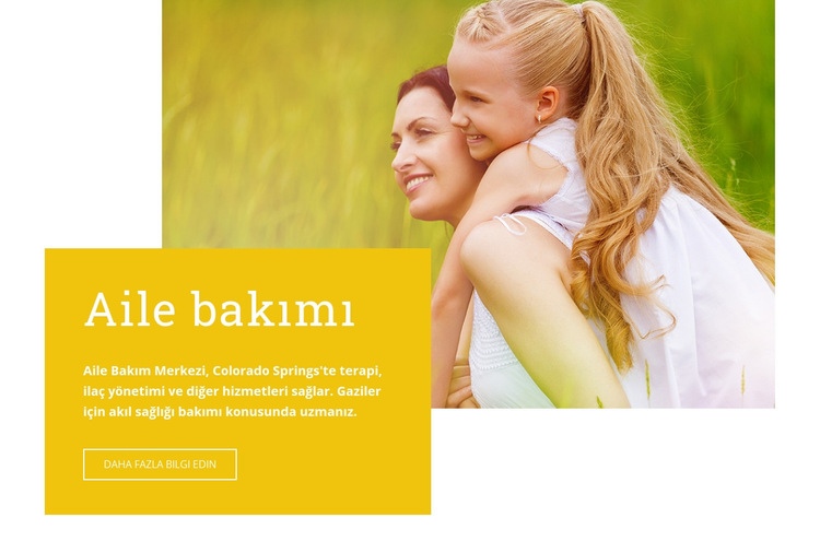 Kadınlar için sağlık kliniği Açılış sayfası
