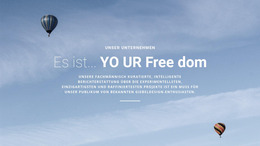 Ein Flug, Der Genau Auf Sie Zugeschnitten Ist – Kostenloses Professionelles Joomla-Template