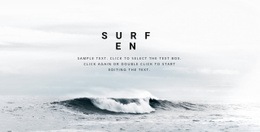 Fortgeschrittener Surfkurs - Mehrzweck-Webdesign