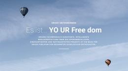 Premium-Website-Design Für Ein Flug, Der Genau Auf Sie Zugeschnitten Ist