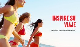 Tus Vacaciones Perfectas - Hermosa Maqueta De Sitio Web