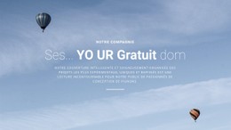 Un Vol Personnalisé Rien Que Pour Vous Modèle Gratuit