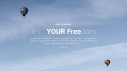 A Flight Customized Just For You - Homepage Layout