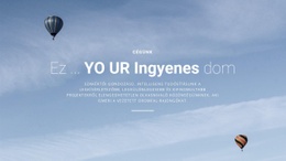 Egy Személyre Szabott Járat – Webhelysablon Letöltése