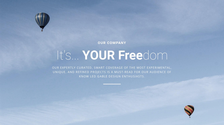 A flight customized just for you Joomla Template