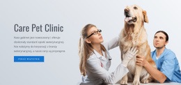 Klinika Opieki Nad Zwierzętami Szablon Witryny Html5