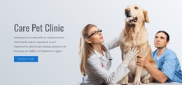 Evcil Hayvan Bakım Kliniği - Açılış Sayfası