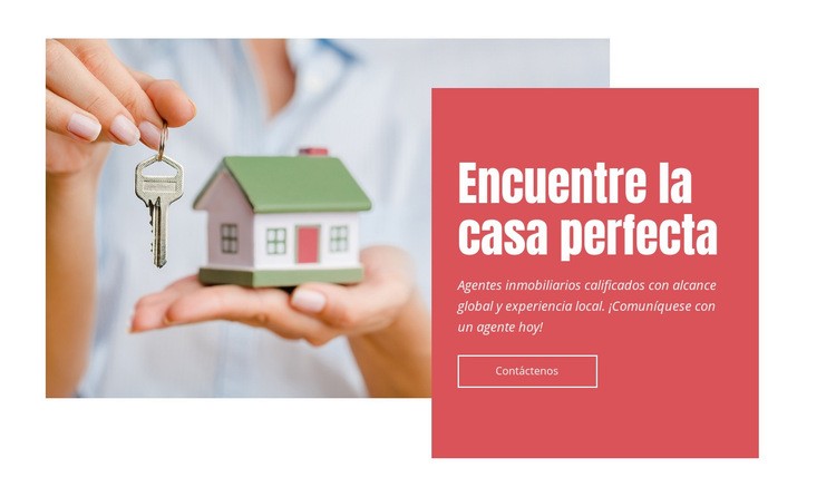 Encuentra tu hogar perfecto Diseño de páginas web