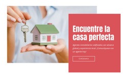 Encuentra Tu Hogar Perfecto - Plantilla HTML5 Profesional