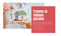 Trouvez Votre Maison Parfaite - HTML Website Maker