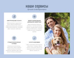 Сайт WordPress Для Круглосуточная Ветеринарная Консультация