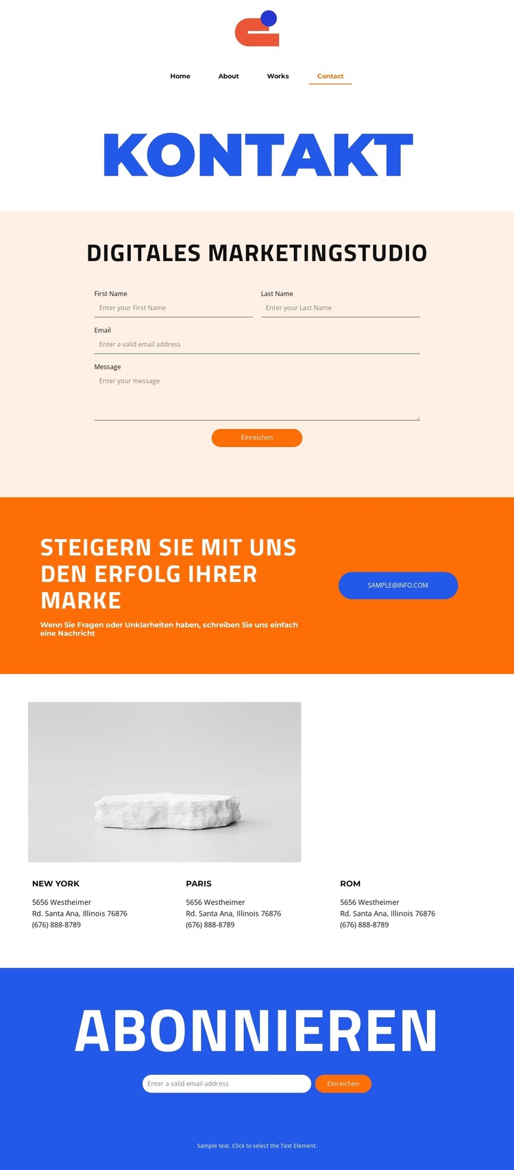 Exzellenz und Innovation CSS-Vorlage